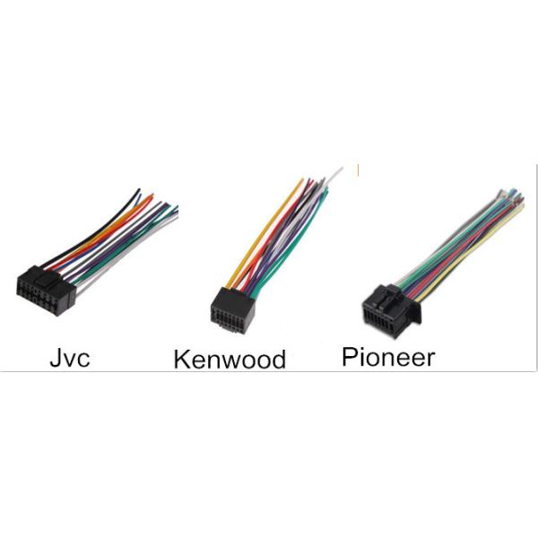 6AWG To 24AWG Gauge ISO Automotive Wiring Harness Radio Cable Male Female Connector