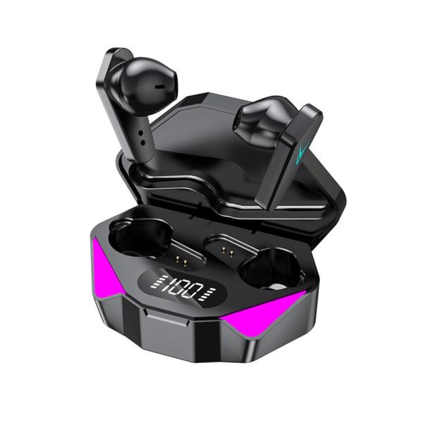 NO Touch Screen Waterproof Sport Wireless Earphones TWS Wireless BT Game Earbuds with LED Display and Stereo Sound