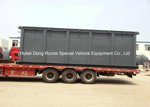 Skid Mounted 70000L Acid Storage Tank Steel Lined PE For Oilfield Storage