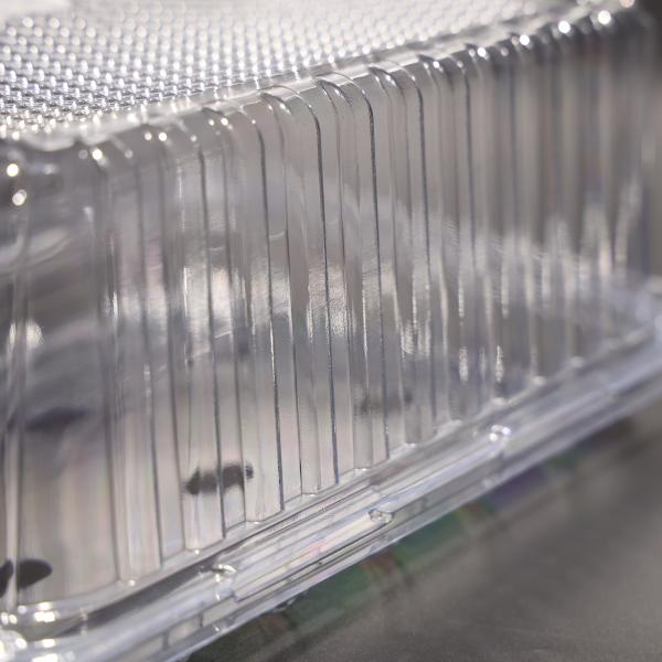 Contenants en plastique rectangulaires pour les aliments à l'épreuve des fuites Contenants en plastique à emporter avec couvercle
