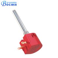 Potenciómetro de precisión Bochen WX118 1W de una vuelta, 10k 5k Ohm, con eje extendido