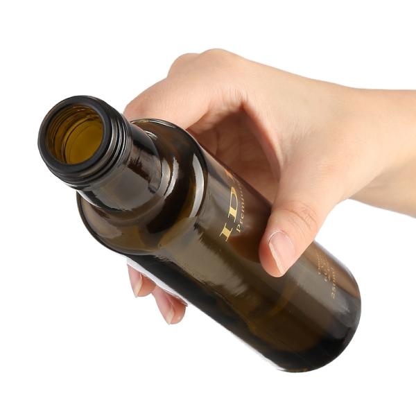 Glass Bottles for Olive Oil and Liquor in 700ml 750ml Amber Sample Provided Freely