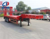 2 Axle Lowboy Semi Trailer Heavy Equipment Transport for Truck Trailer in Africa Kenya