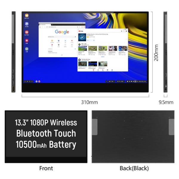 FCC 10 points Wifi Touch Screen Monitor / 4k 5ms 1080p Touchscreen Monitor