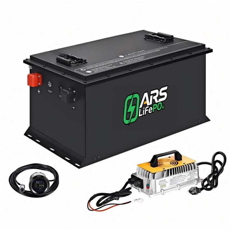 36V 48V 51.2V 60V 72V Lifepo4 Golf Cart Battery Pack 105Ah 150Ah 200Ah 304Ah