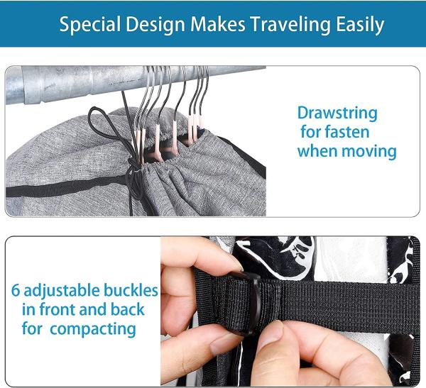 Garment Bags For Hanging Clothes, Suit Bag, Carry On Garment Bag, Moving Bags, Suit Travel Cover For Men