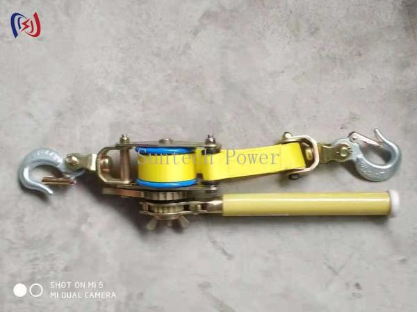 FRP ハンドルチェーン リフティング ハイスト 絶縁式 緊縮器 導電性なし