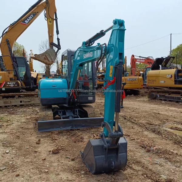 6TON Sunward SWE 60E Hydraulic Crawler Backhoe Second-hand Mini Digger Machinery