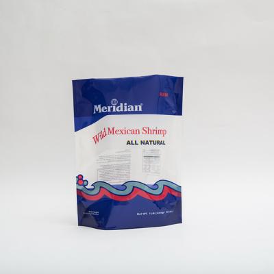 o camarão 1lb mexicano está acima o malote plástico imprimiu sacos de plástico com zíper