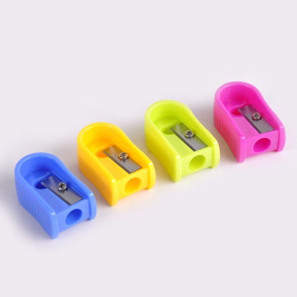 Custom hot sell single hole plastic cheap wholesale pencil sharpeners