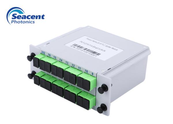2x16 Cassette PLC Splitter Insertion Module For Fiber To The Home