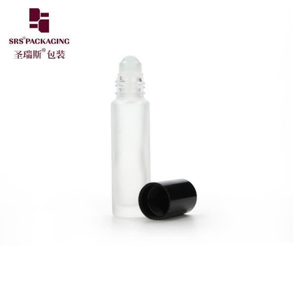 10ml Wall Glass Roll On Bottle With Glass Ball Leakproof Design for Personal Care