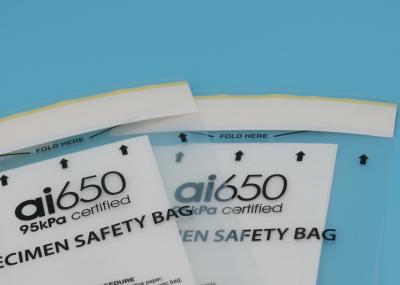 Saco do Biohazard de AI650™ 95kPa, 95 sacos da pressão do kPa para a embalagem do espécime