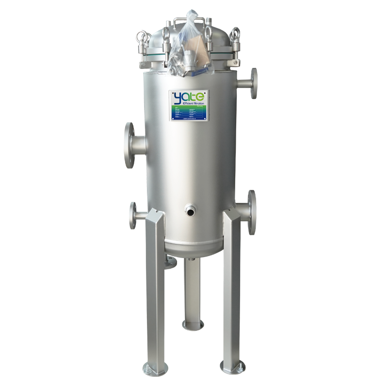Stainless Steel Bag Filter Housing 304 316L Industrial Liquid Bag Filter for Beer Wine Juice Filtration Food Beverage Water Treatment