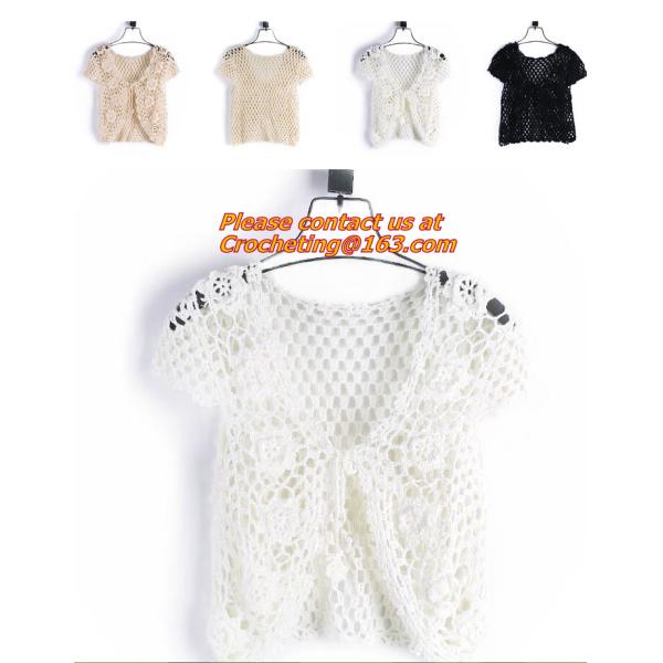 Sweater, Cardigan, Crochet, Crocheted, Pullover, Hollow Out, Summer Tops, Crochet Blouse