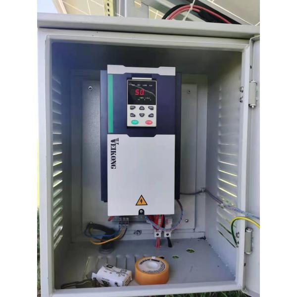 привод Vfd трехфазного солнечного инвертора 380v 2200w солнечный с кнопочной панелью LCD
