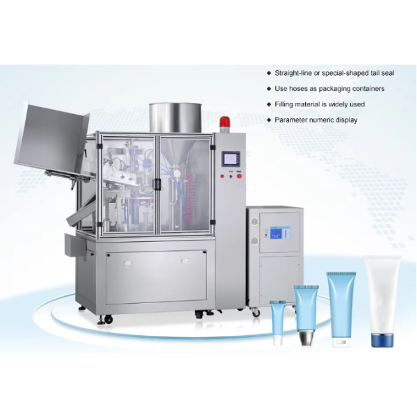 Cream Packaging Tabletop Aluminum Tube Filling and Sealing Semi Automatic Tube Filling Machine
