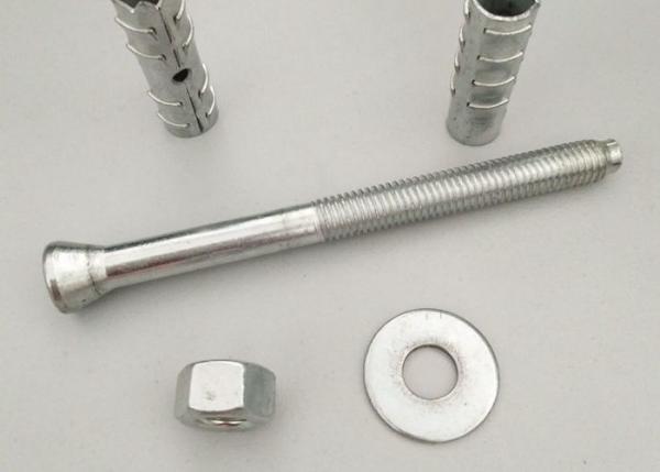 factory  supply  fasteners  carbon  steel  antiskid-shark-fin Fixing Anchor Bolts Shield Anchor Loose Bolt M6 M10