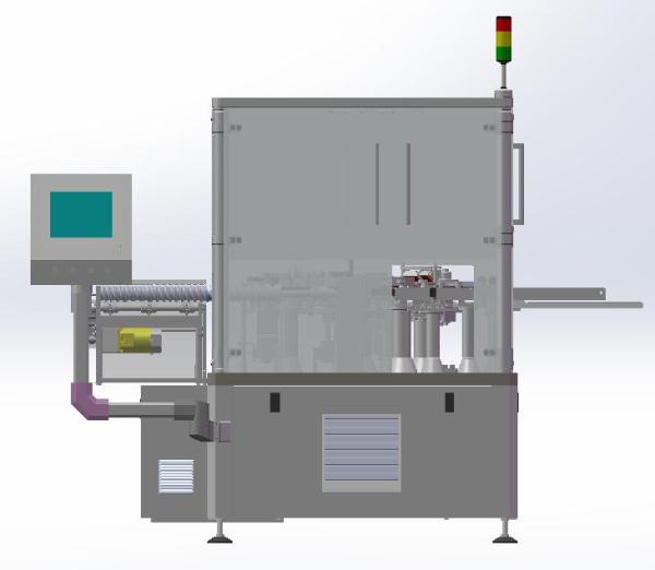 Self Adhesive Syringe Labeling Machine Vertical Automatic TBLZ600
