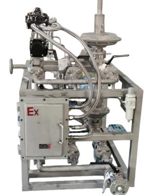 Pressão montada patim da válvula que reduz o sistema montado distribuidores da válvula de vapor para a indústria da gasolina