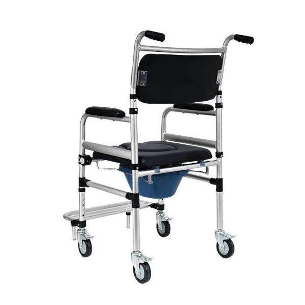 130kg High Capacity Commode Toilet Chair Comfortable Barrier Free Medical Potty Chair