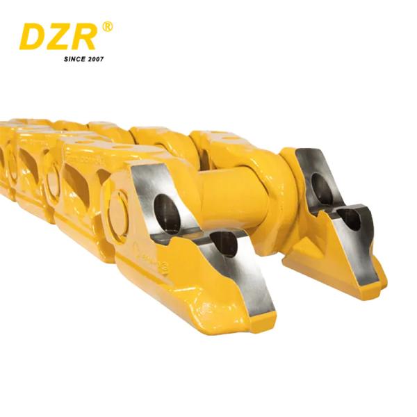 CATD11R Bulldozer jaune Lien de chaîne de piste personnalisé Haute dureté
