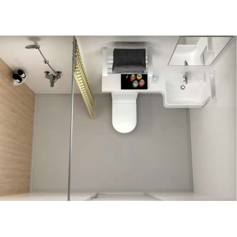 Waterproof SMC Shower Base Anti Slip Prefabricated Shower Base Modular