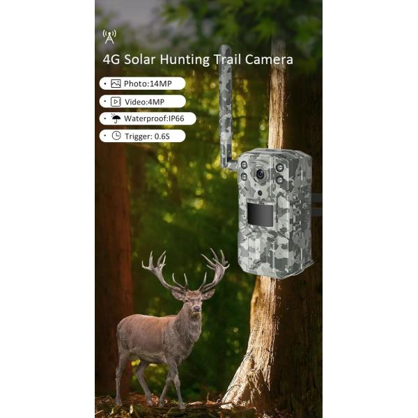 Practical 14MP Hunting Trail Cmera , Night Vision 4G Wildlife Camera