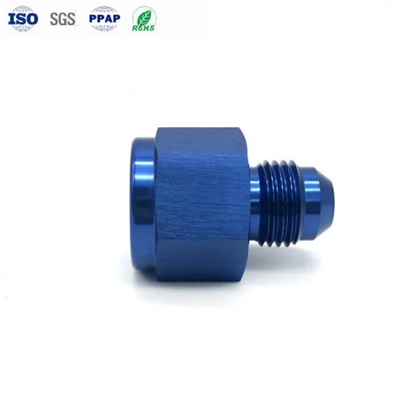 Piezas de aluminio CNC personalizadas con anodizado azul ±0.01mm de tolerancia