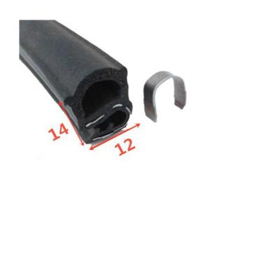 EPDM Pinchweld Side Seal Strip With Sponge Bulb Rubber Edge Protection Cutting Service - Serviço de corte de proteção de borda de borracha
