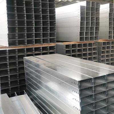 1.0mm-2.5mm Thickness Galvanized Cable Tray 50mm-1000mm Width Heavy Duty and Versatile Tray