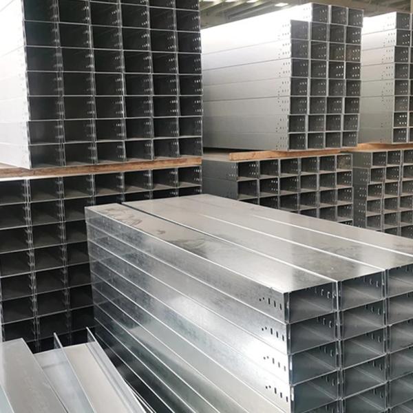 1.0mm-2.5mm Thickness Galvanized Cable Tray 50mm-1000mm Width Heavy Duty and Versatile Tray