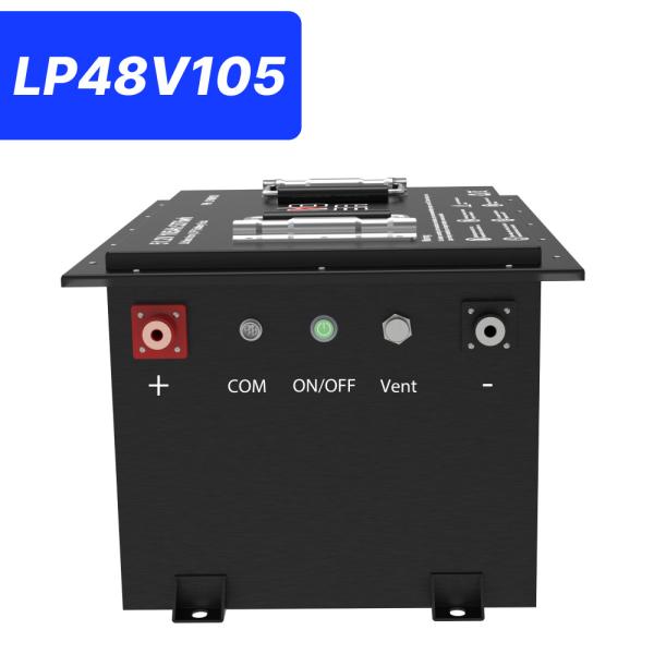 48V 105Ah 51.2V LiFePO4 Kit de batterie pour chariot de golf, 250A BMS, 4000+ cycles batterie au lithium, puissance maximale de 12,8 kW