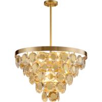 Luz de aço inoxidável de Crystal Chandelier do ouro interno da decoração E14