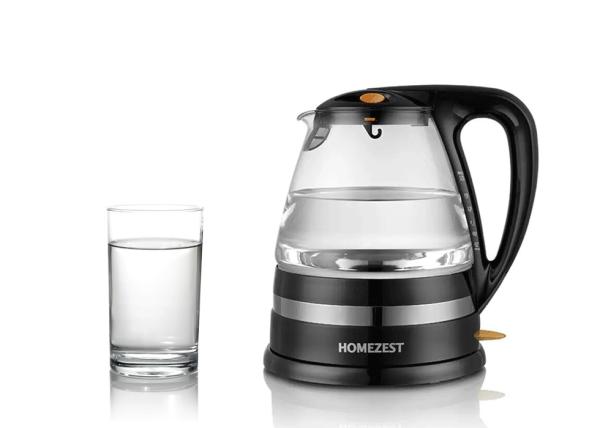 T-819F 2000W Tea Maker Electric Kettle 1.7L Stainless Steel Hot Water Electric Kettle