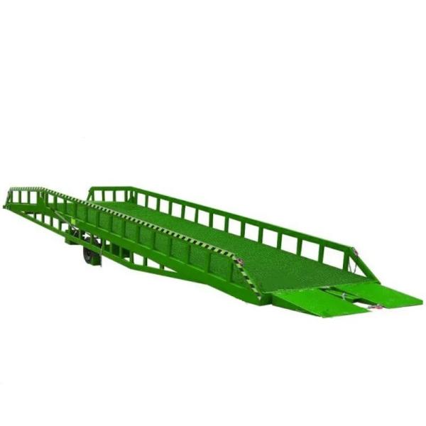 rampa móvil hidráulica mecánica del muelle de los 0.6m con los soportes, 6000Kg