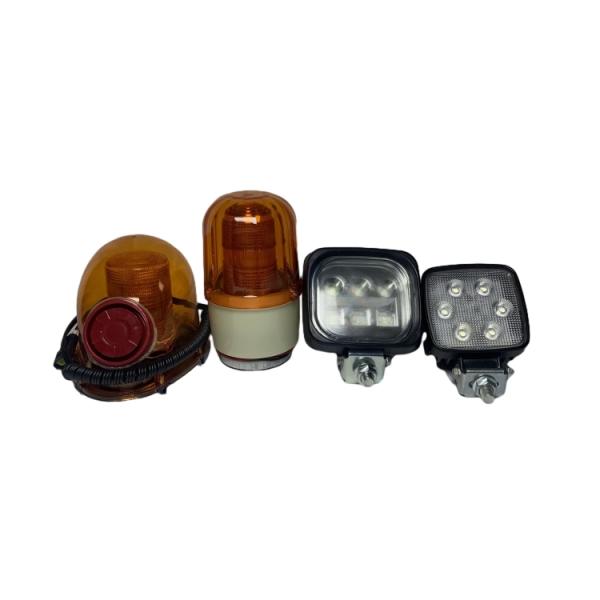 0.85KG LED Rotating Buzzer Light with Long Working Life Plastic Material for All Forklift Models
