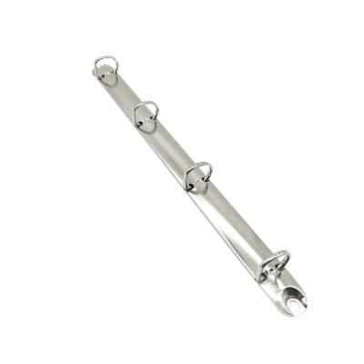 Silver 4 Ring Binder Mechanism Customized D Ring Mechanism Environmentally Friendly For Office Stationery