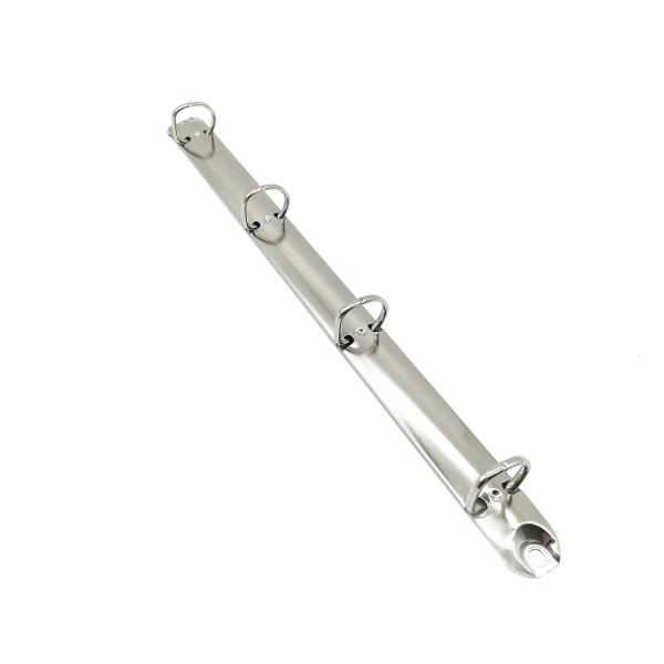 Silver 4 Ring Binder Mechanism Customized D Ring Mechanism Environmentally Friendly For Office Stationery
