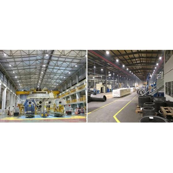 SMD 3030 100W High Bay Ufo Lights For Fuel Station And Plat Form Aluminium Material