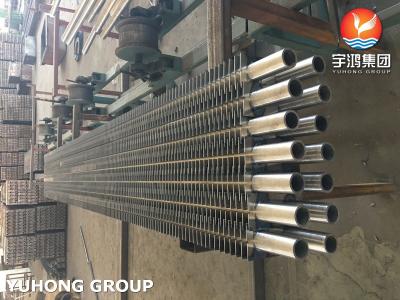 AD2000 Standard Micro Square Fin Tube Coil For Air Cooled Heat Exchangers H Type