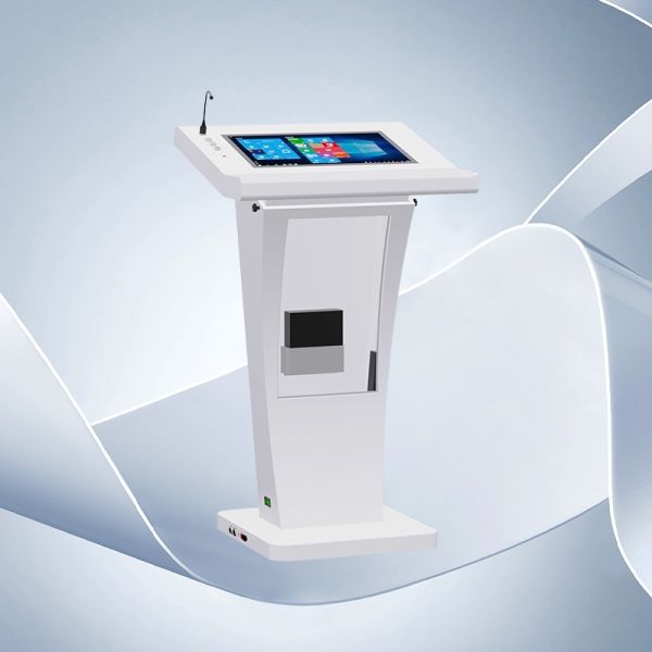Qtenboard Digital Podium with Built-In Windows PC AV Matrix Switching and Online Course Activation for Smart Classrooms