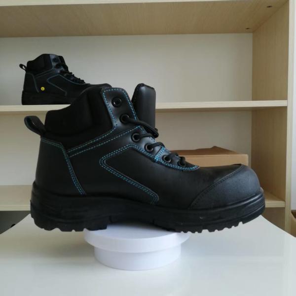 Chaussures de sécurité en Kevlar avec semelle intermédiaire en cuir véritable pour travaux de sécurité OEM