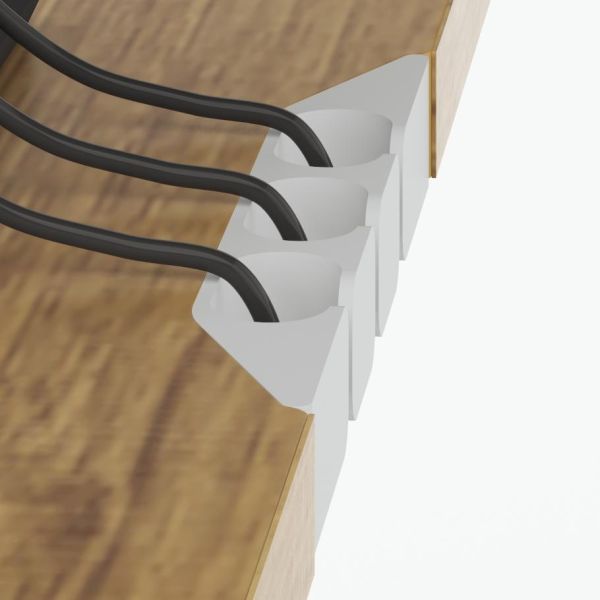 Bureau électrique réglable en hauteur pour bureau à domicile avec rangement de câbles