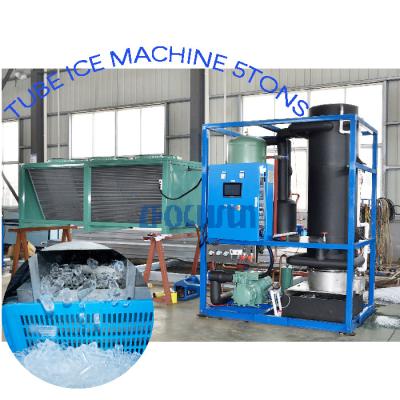 R22 Máquina de gelo com tubos de refrigerante 5 toneladas para as Filipinas L1500 X W 1200 X H1800