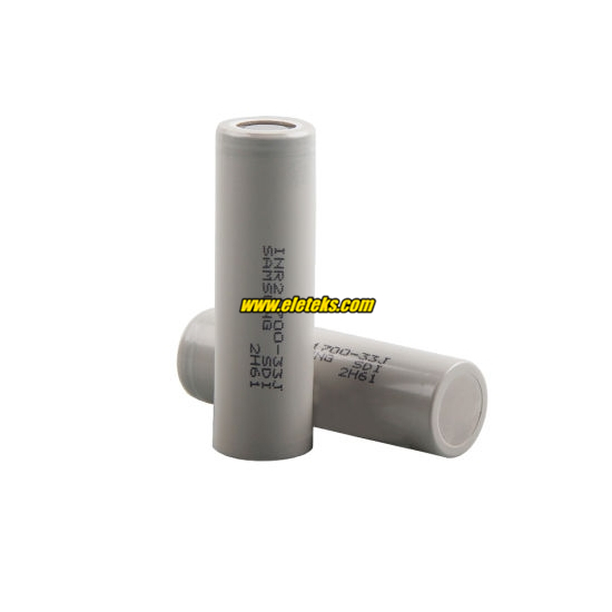 Samsung High Drain INR21700-33J 3.2A 3300mAh High Capacity 3.6V Li-ion Rechargeable Flat Top Battery
