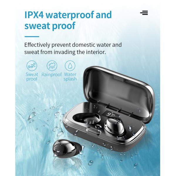 120H 2 в 1 двойном беспроводном Earbuds, пластиковом мини радиотелеграфе Earbuds Bluetooth 5,0