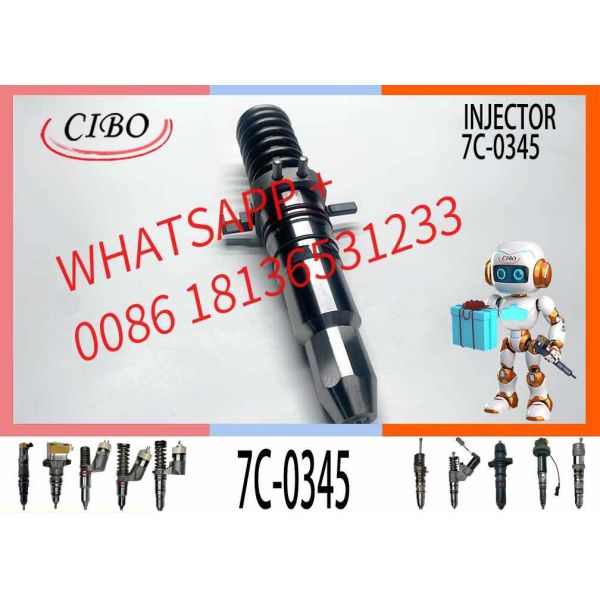For  Engine 3500A Series Compatible Diesel Common Rail Diesel Fuel Injector 7C-0345 7C0345 Injection Valves
