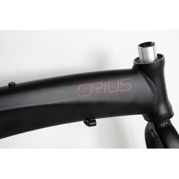 2900г Крюс сверхлегкая алюминиевая сплав велосипедная рама с V тормозом и D тормозной скоростью