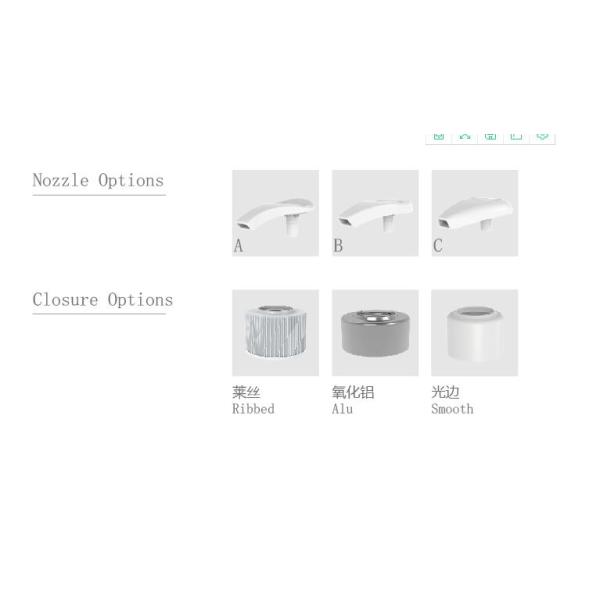 Ribbed Surface Plastic Dispenser Pump Replacement Non Slip